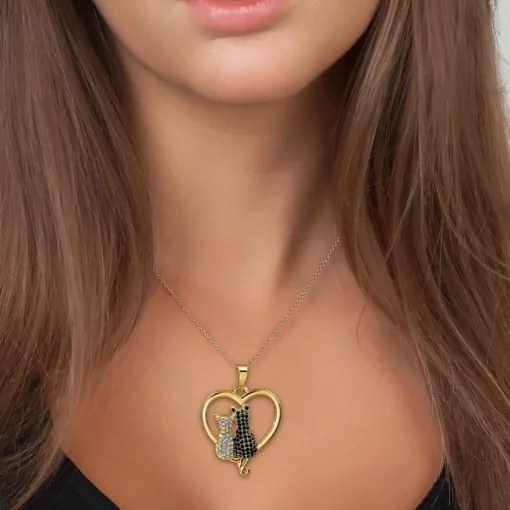 Collier Femme So Charm - B1563-DORE - Collier Chat Doré