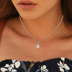 Collier Femme So Charm - B1498-O - Collier Initiale Argenté