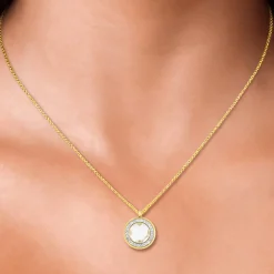 Collier Femme So Charm - B2126-BLANC - Collier Mode Doré