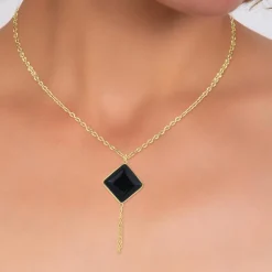 Collier Femme So Charm - B3040-BLACK - Collier Mode Doré