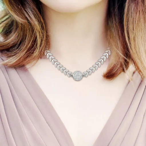 Collier Femme So Charm - B2463-ARGENT - Collier Mode Argenté