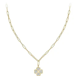 Collier Femme So Charm - B3201-DORE - Collier Trèfle Doré
