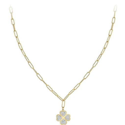 Collier Femme So Charm - B3201-DORE - Collier Trèfle Doré