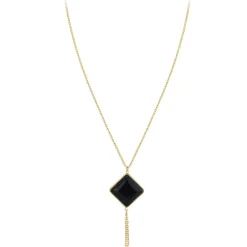 Collier Femme So Charm - B3040-BLACK - Collier Mode Doré