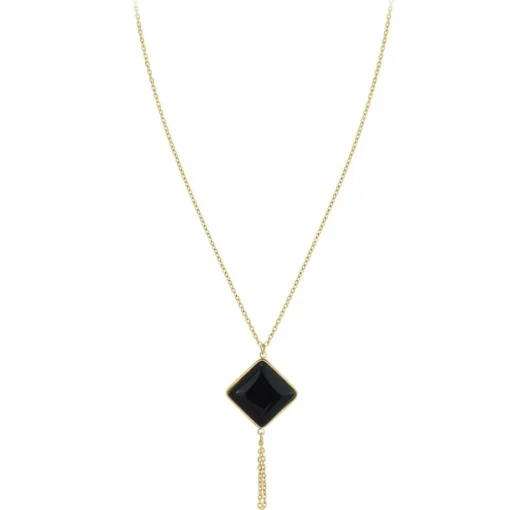 Collier Femme So Charm - B3040-BLACK - Collier Mode Doré