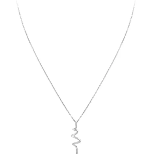 Collier Femme So Charm - BD1549-COLLIER-ARGENT-DIAMANT-BLANC - Collier Mode Argenté