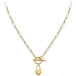 Collier Femme So Charm - B3229-DORE - Collier Coeur Doré