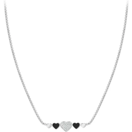 Collier Femme So Charm - B2935-ARGENT-COLLIER - Collier Coeur Argenté