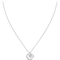 Collier Femme So Charm - B2809-ARGENT - Collier Coeur Argenté