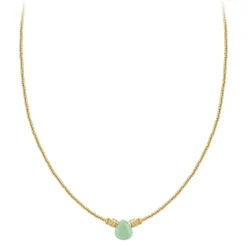 Collier Femme So Charm - B4179-VERT - Collier Mode Doré