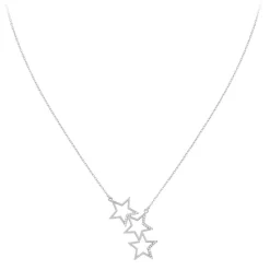 Collier Femme So Charm - B3175-ARGENT - Collier Étoile Argenté