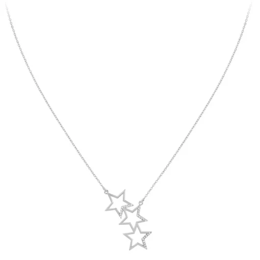 Collier Femme So Charm - B3175-ARGENT - Collier Étoile Argenté