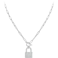 Collier Femme So Charm - B3139-ARGENT - Collier Cadenas Argenté