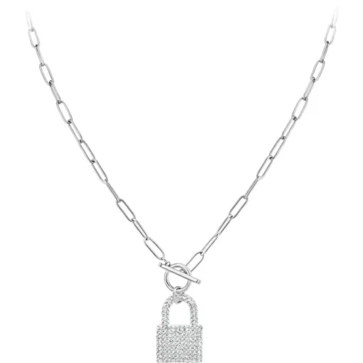 Collier Femme So Charm - B3139-ARGENT - Collier Cadenas Argenté