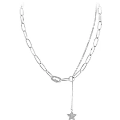 Collier Femme So Charm - B3248-ARGENT - Collier Mode Argenté