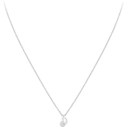 Collier Femme So Charm - B1498-D - Collier Initiale Argenté
