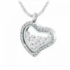 Collier Femme So Charm - BS1975-CRYS Acier Argent