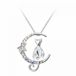 Collier femme So Charm - BS1542-CRYS Métal Argent