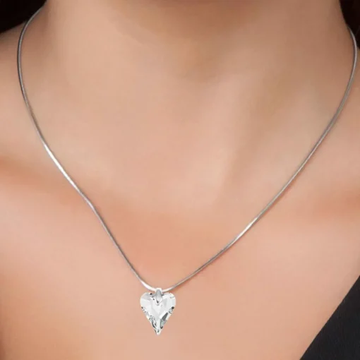 Collier femme So Charm - BS025-SN016-CRYS Métal Argent