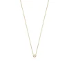 Collier Femme solitaire plaqué or 40cm Maison de la Bijouterie UWZ4W040