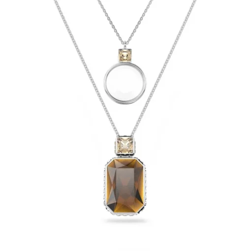 Collier Femme Swarovski - 5622784 Métal Rhodié Marron