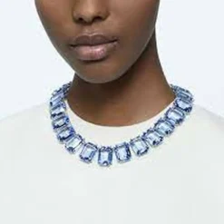 Collier Femme Swarovski - 5609703 Métal rhodié Bleu
