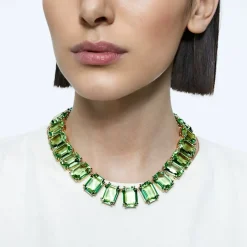 Collier Femme Swarovski - 5598261 Métal doré Vert