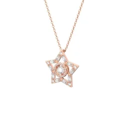 Collier Femme Swarovski - 5617766 Métal Doré rose