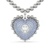 Collier Femme Swarovski Hyperbola Heart Large - 5680645 bleu,argent