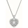 Collier Femme Swarovski Hyperbola Heart - 5684386 blanc,argent