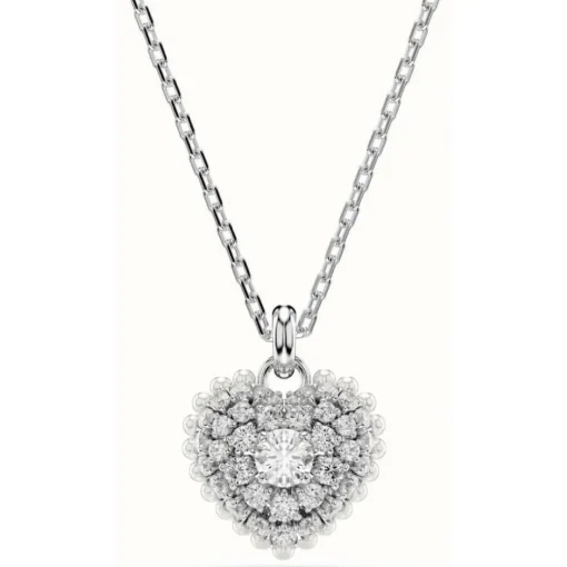 Collier Femme Swarovski Hyperbola Heart - 5684386 blanc,argent