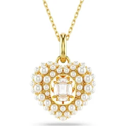 Collier Femme Swarovski Hyperbola Heart - 5680399 doré