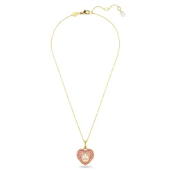 Collier Femme Swarovski Hyperbola Heart - 5680784 rose,doré