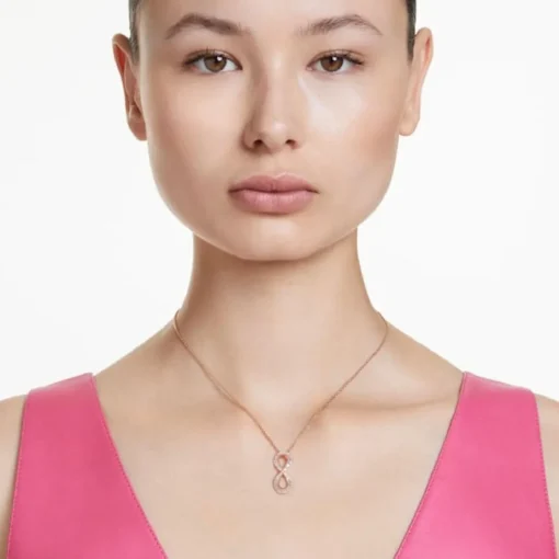 Collier Femme Swarovski Hyperbola - 5677623 doré rose,blanc