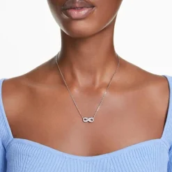 Collier Femme Swarovski Hyperbola - 5679434 blanc,argent