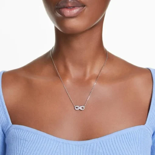 Collier Femme Swarovski Hyperbola - 5679434 blanc,argent