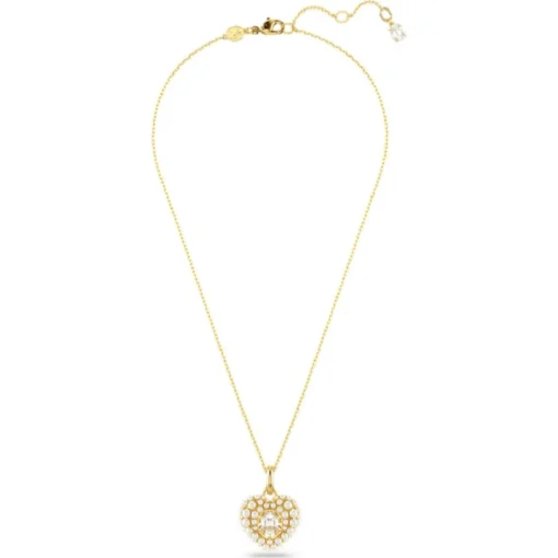 Collier Femme Swarovski Hyperbola Heart - 5680399 doré