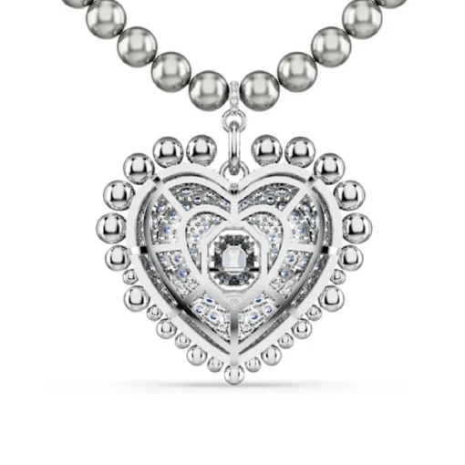 Collier Femme Swarovski Hyperbola Heart Large - 5680645 bleu,argent