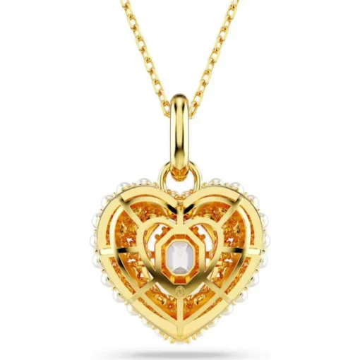 Collier Femme Swarovski Hyperbola Heart - 5680399 doré