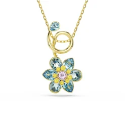 Collier Femme Swarovski Idyllia F Florere - 5709029 Plaqué or Bleu