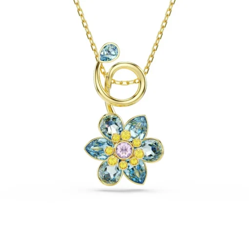 Collier Femme Swarovski Idyllia F Florere - 5709029 Plaqué or Bleu