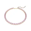 Collier Femme Swarovski Millenia - 5705754 Violet Plaqué or