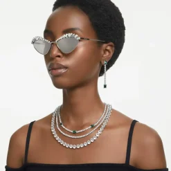 Collier Femme Swarovski Matrix TN 5666168 Green Stones - GRE/RHS M