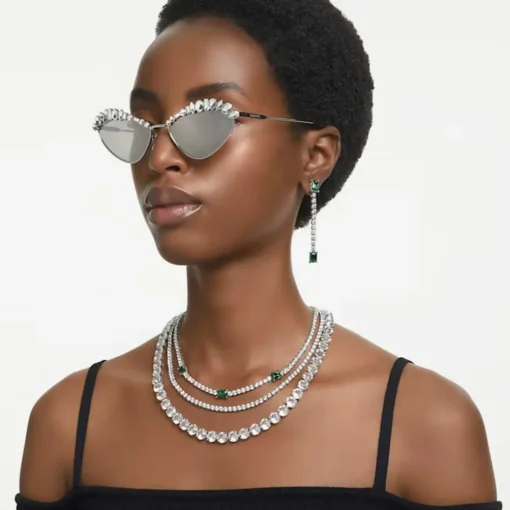 Collier Femme Swarovski Matrix TN 5666168 Green Stones - GRE/RHS M