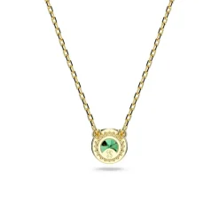 Collier Femme Swarovski Una  - 5680557 Plaqué or Vert