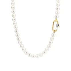 Collier Femme Ti Sento 3967PW-48 - Argent, plaqué or