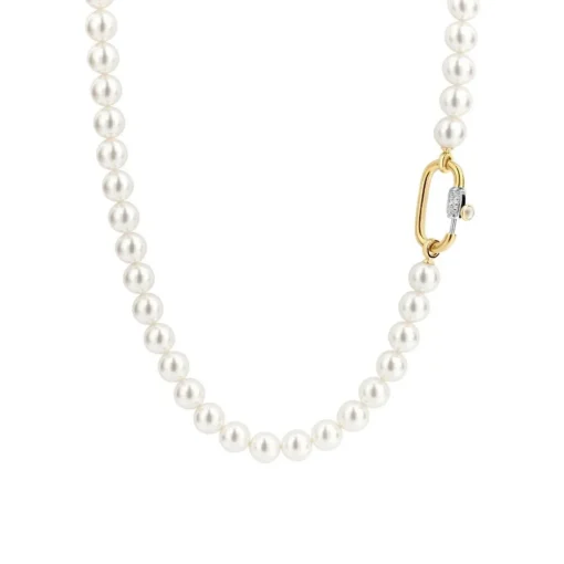 Collier Femme Ti Sento 3967PW-48 - Argent, plaqué or
