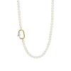 Collier Femme Ti Sento 3993PW-110 - Argent, plaqué or