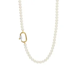 Collier Femme Ti Sento 3993PW-110 - Argent, plaqué or