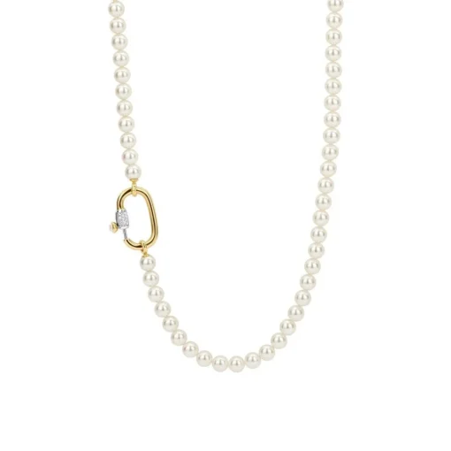 Collier Femme Ti Sento 3993PW-110 - Argent, plaqué or